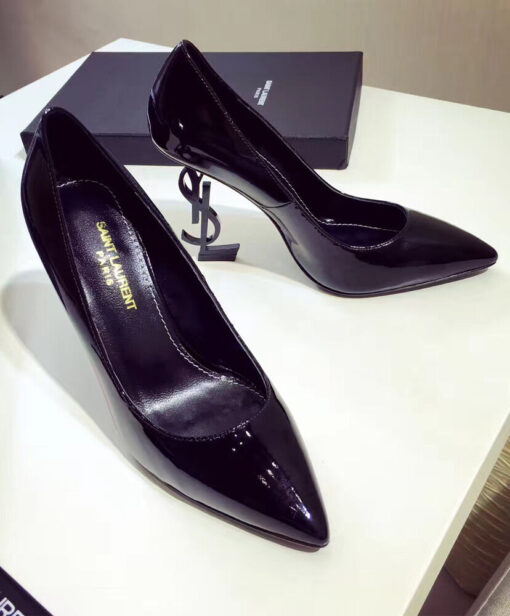 Replica YSL Saint Laurent Pointed high heels Black 3
