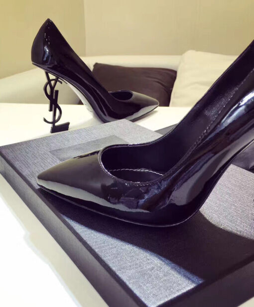 Replica YSL Saint Laurent Pointed high heels Black 8