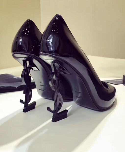 Replica YSL Saint Laurent Pointed high heels Black 9