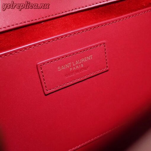 Replica YSL Fake Saint Laurent Medium Kate Bag With Tassel In Red Smooth Leather 5