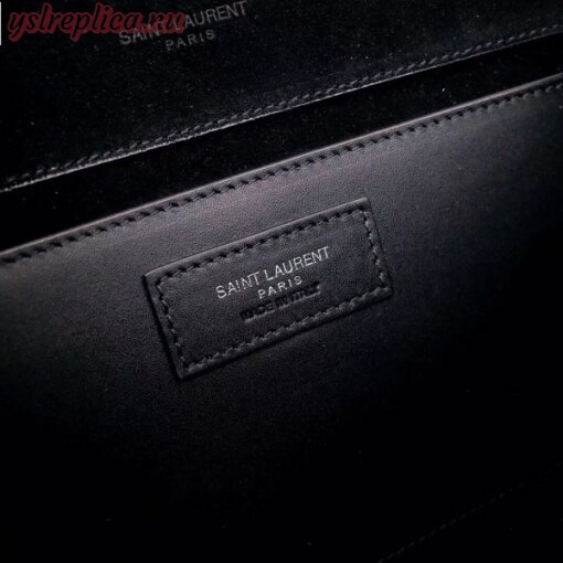 Replica YSL Fake Saint Laurent Medium Kate Bag With Tassel In Black Smooth Leather 7