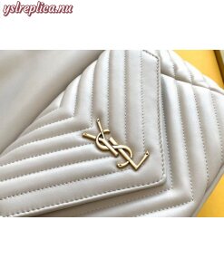 Replica YSL Fake Saint Laurent Joe Backpack In White Lambskin 2