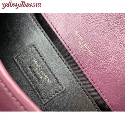 Replica YSL Fake Saint Laurent Medium Niki Bag In Prunia Crinkled Leather 7