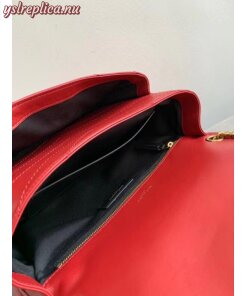 Replica YSL Fake Saint Laurent Medium Niki Bag In Red Lambskin 2