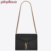 Replica YSL Fake Saint Laurent Baby Niki Chain Bag In Storm Gray Crinkled Leather 12