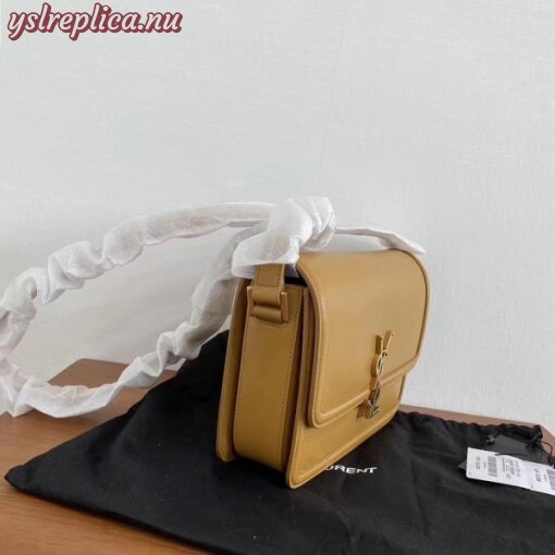 Replica YSL Fake Saint Laurent Solferino Medium Bag In Brown Box Calfskin 6