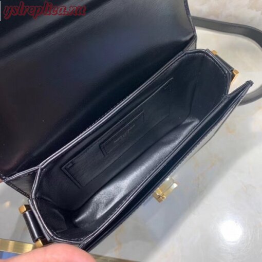 Replica YSL Fake Saint Laurent Solferino Medium Bag In Black Calfskin 4