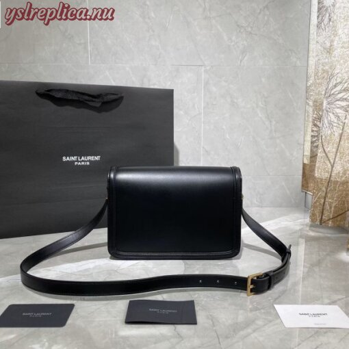 Replica YSL Fake Saint Laurent Solferino Medium Bag In Black Calfskin 9