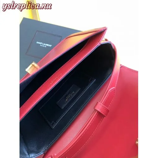 Replica YSL Fake Saint Laurent Solferino Medium Bag In Red Calfskin 8