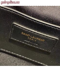Replica YSL Fake Saint Laurent 80’s Vanity Bag In White Quilted Grained Leather 2