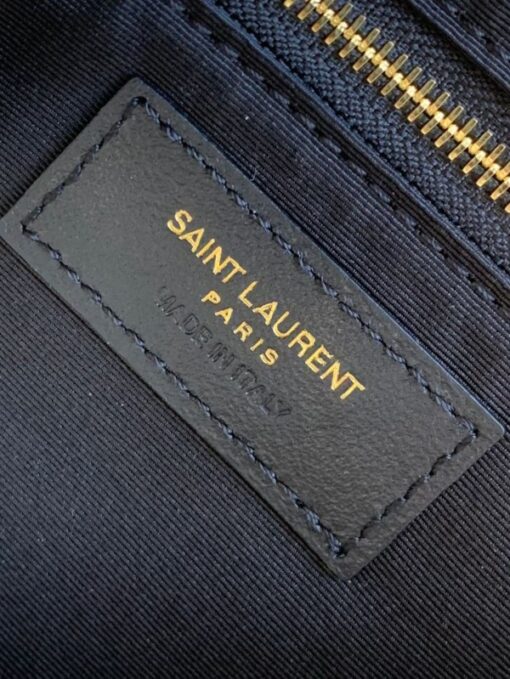 Replica YSL Fake Saint Laurent Joe Backpack In Gold Lame Leather 11
