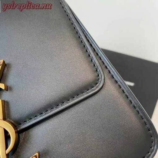 Replica YSL Fake Saint Laurent Kaia North South Bag In Black Leather 6