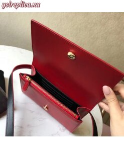 Replica YSL Fake Saint Laurent Red Kate Belt Bag 2