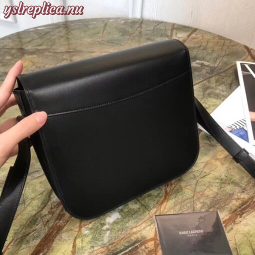 Replica YSL Fake Saint Laurent Betty Satchel In Black Smooth Leather 2