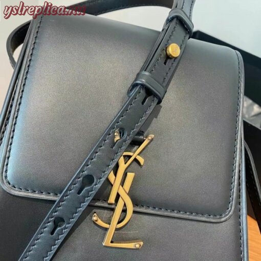 Replica YSL Fake Saint Laurent Kaia North South Bag In Black Leather 12
