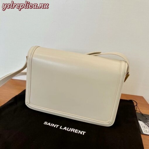 Replica YSL Fake Saint Laurent Solferino Medium Bag In White Calfskin 5