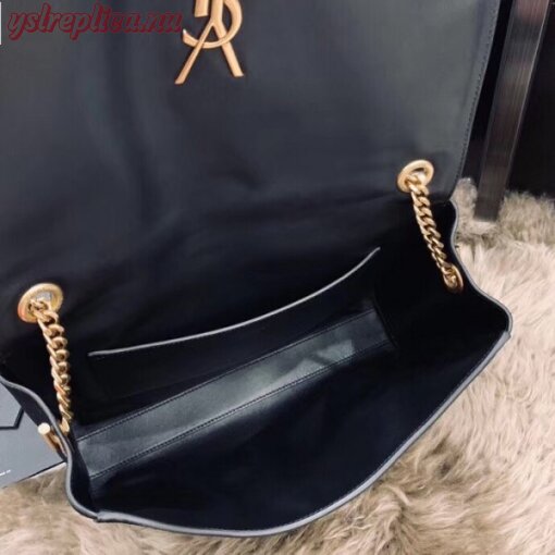 Replica YSL Fake Saint Laurent Kate Medium Reversible Black Bag 6