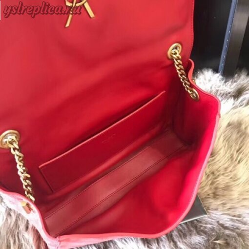 Replica YSL Fake Saint Laurent Kate Medium Reversible Eros Red Bag