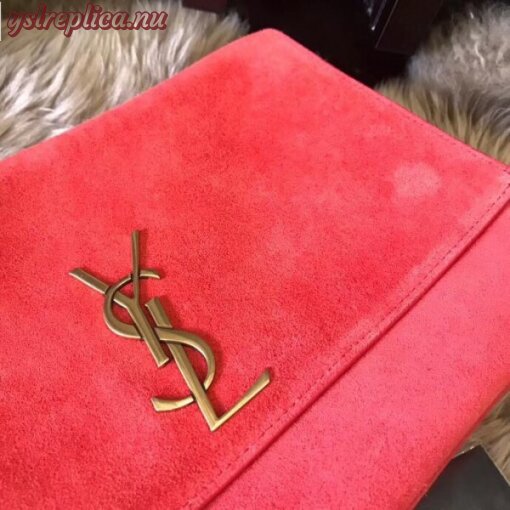 Replica YSL Fake Saint Laurent Kate Medium Reversible Eros Red Bag 3