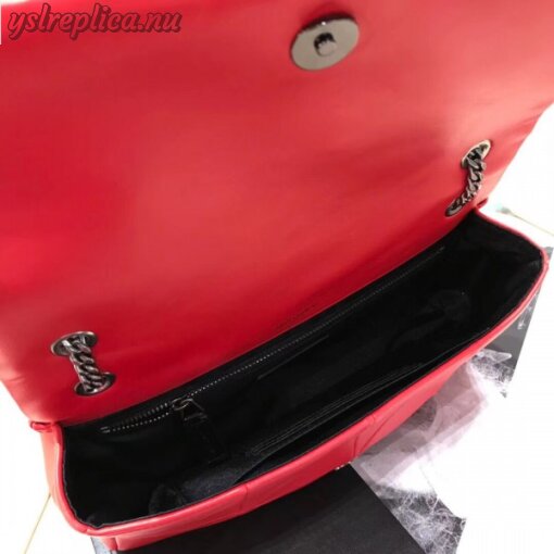 Replica YSL Fake Saint Laurent Medium Jamie Bag In Red Patchwork Leather 6