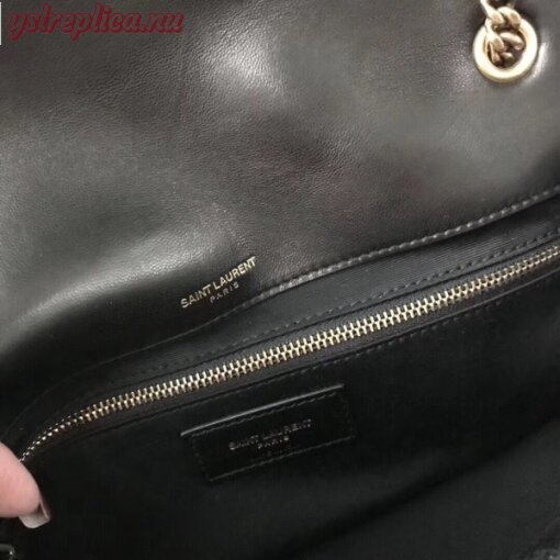 Replica YSL Fake Saint Laurent Medium Jamie Bag In Black Patchwork Leather 8