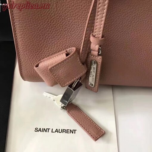 Replica YSL Fake Saint Laurent Baby Sac de Jour Souple Bag In Nude Grained Leather