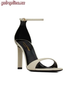 Replica YSL Saint Laurent Bea Sandals in Smooth Leather 2