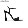 Replica YSL Saint Laurent Cassandra Sandals in Smooth Leather with Monogram 7