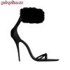 Replica YSL Saint Laurent Satine Sandals In Lacquered Ayers
