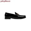 Replica YSL Saint Laurent Chris Slippers in Patent Leather 8
