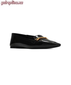Replica YSL Saint Laurent Chris Slippers in Patent Leather 2