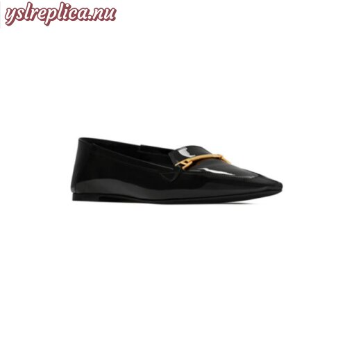 Replica YSL Saint Laurent Chris Slippers in Patent Leather 2