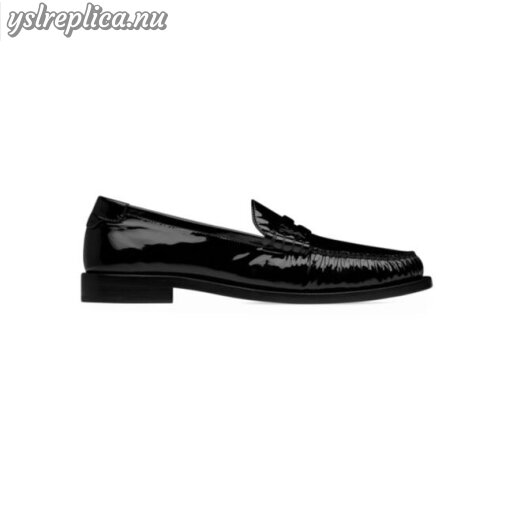 Replica YSL Saint Laurent Le Loafer Penny Slippers in Patent Leather