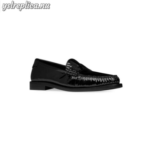 Replica YSL Saint Laurent Le Loafer Penny Slippers in Patent Leather 3