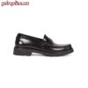 Replica YSL Saint Laurent Le Loafer Monogram Penny Slippers In Tortoise Shell Patent Leather 11