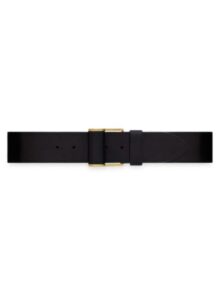 Replica YSL Saint Laurent Corset Belt With Covered Buckle In Vegetable-tanned Leather